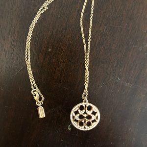 Coach necklace - so sparkly!